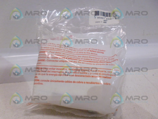 PASS & SEYMOUR 467 FLOURESCENT LAMPHOLDER *NEW IN ORIGINAL PACKAGE*
