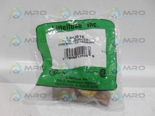 LITTELFUSE LRU616 FUSE REDUCER 60A TO 100A *NEW IN ORIGINAL PACKAGE*