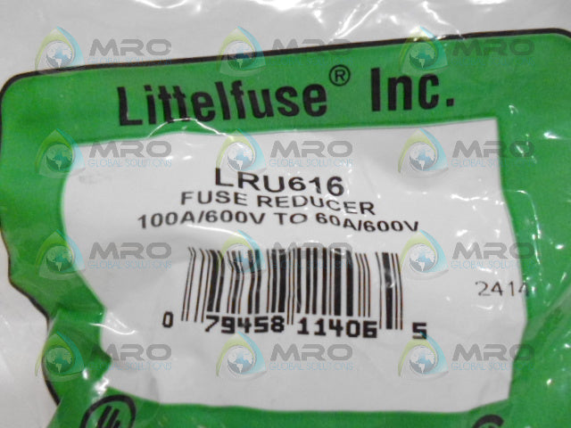 LITTELFUSE LRU616 FUSE REDUCER 60A TO 100A *NEW IN ORIGINAL PACKAGE*
