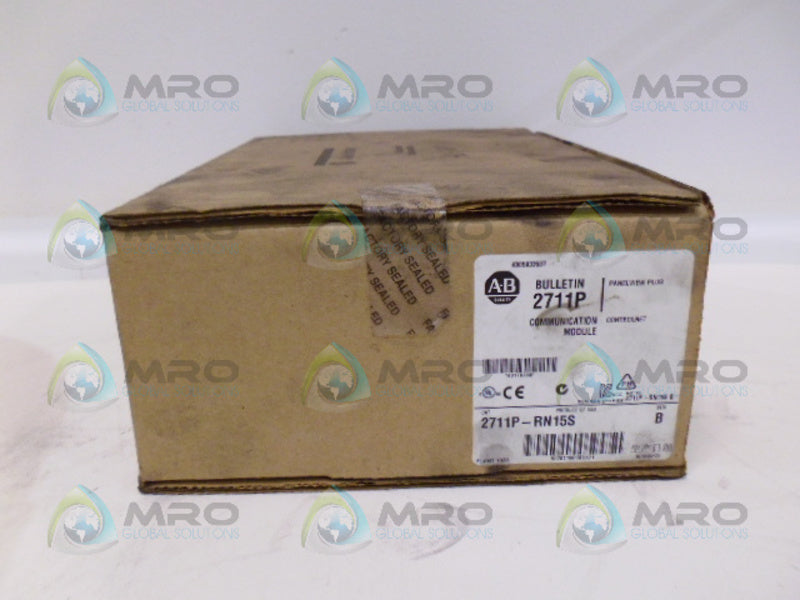 ALLEN BRADLEY PANELVIEW PLUS 2711P-RN15S SER. B DATE: 2015 *FACTORY SEALED*