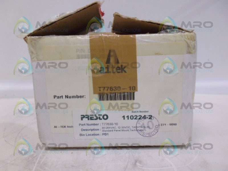 A.I.TEK T77630-10 TACHOMETER *NEW IN BOX*