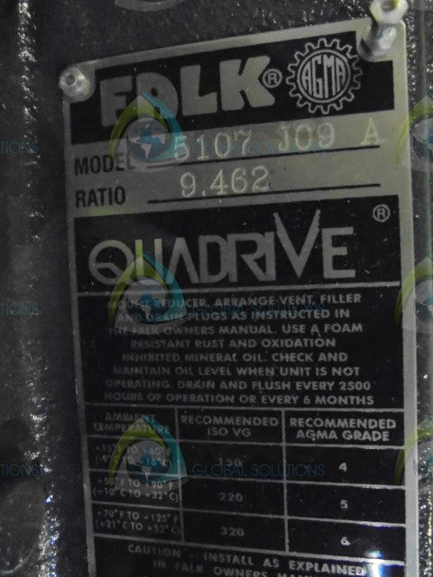 FALK (QUADRIVE) 5107 J09 A  *NEW IN BOX*