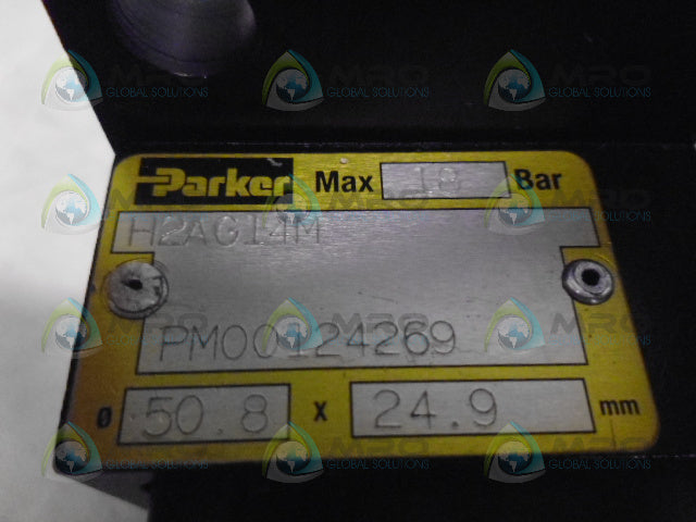 PARKER H2AG14MPM00124269 PNEUMATIC CYLINDER *USED*