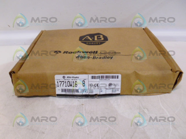 ALLEN BRADLEY 1771-OW16 SER. B OUTPUT MODULE *NEW IN BOX*