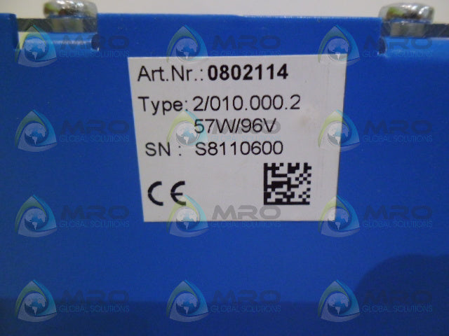 MAYR 010.000.2 57W/96V 0802114 *USED*