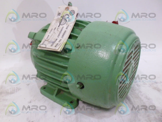 US ELECRIC F-A258-00-765 J199R023 7.5HP 3475RPM MOTOR *USED*