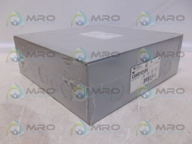 HAMMOND CSK012124 12X12X4 ENCLOSURE *NEW IN ORIGINAL PACKAGE*