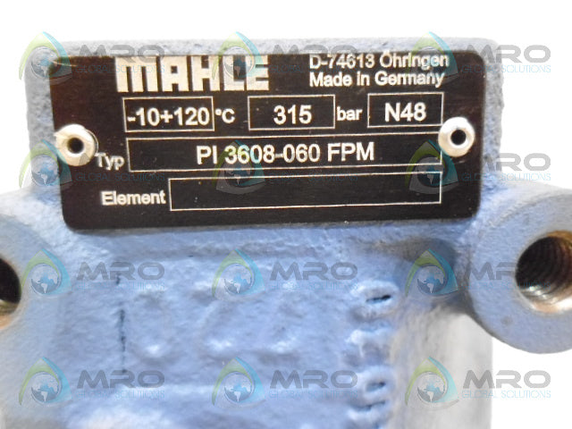 MAHLE PI3608-060FPM HYDRAULIC PRESSURE FILTER *NEW NO BOX*