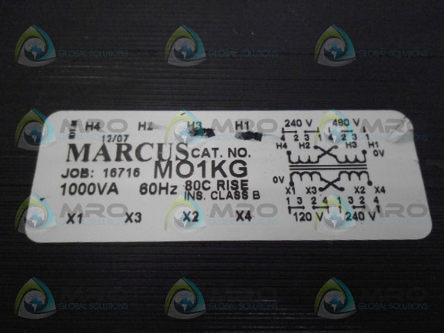 MARCUS MO1KG TRANSFORMER 480V *NEW NO BOX*