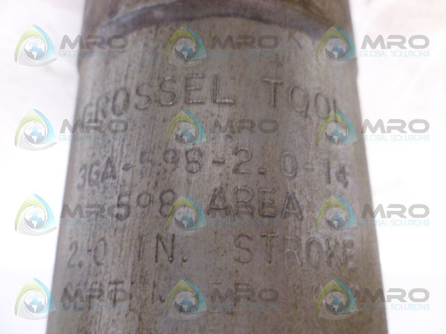 GROSSEL TOOL 3GA-598-2.0-14 PNEUMATIC CYLINDER *USED*