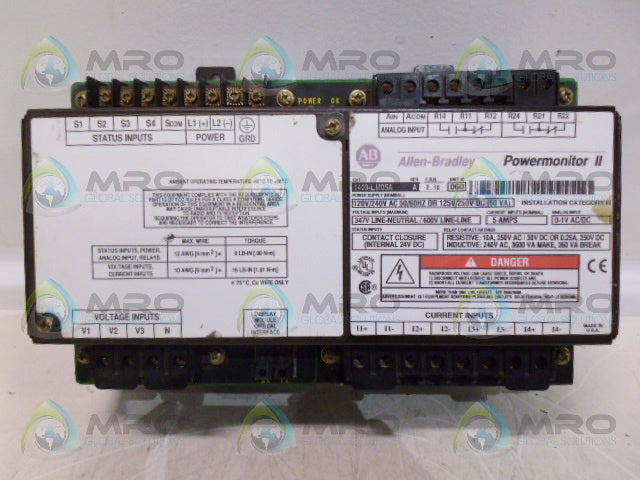 ALLEN BRADLEY 1403-LM05A SER A FRN 2.10  POWER MONITOR II  *USED*
