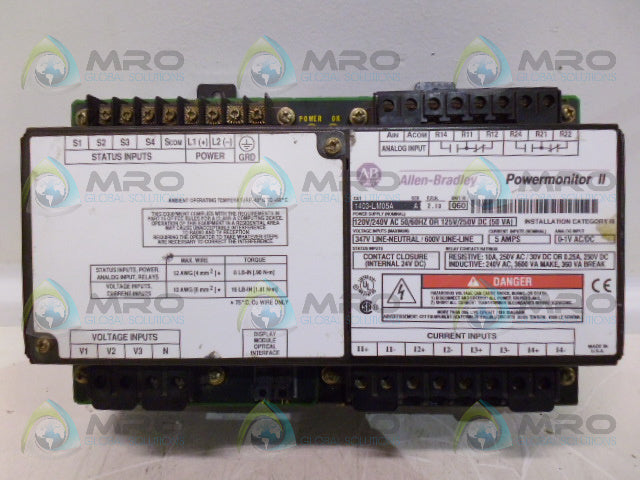 ALLEN BRADLEY 1403-LM05A SER A FRN 2.10  POWER MONITOR II  *USED*