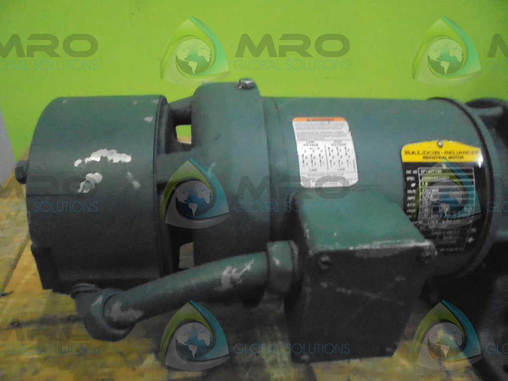 BALDOR 6P14H7100 MOTOR  W/7853472001FQ GEAR BOX *USED*