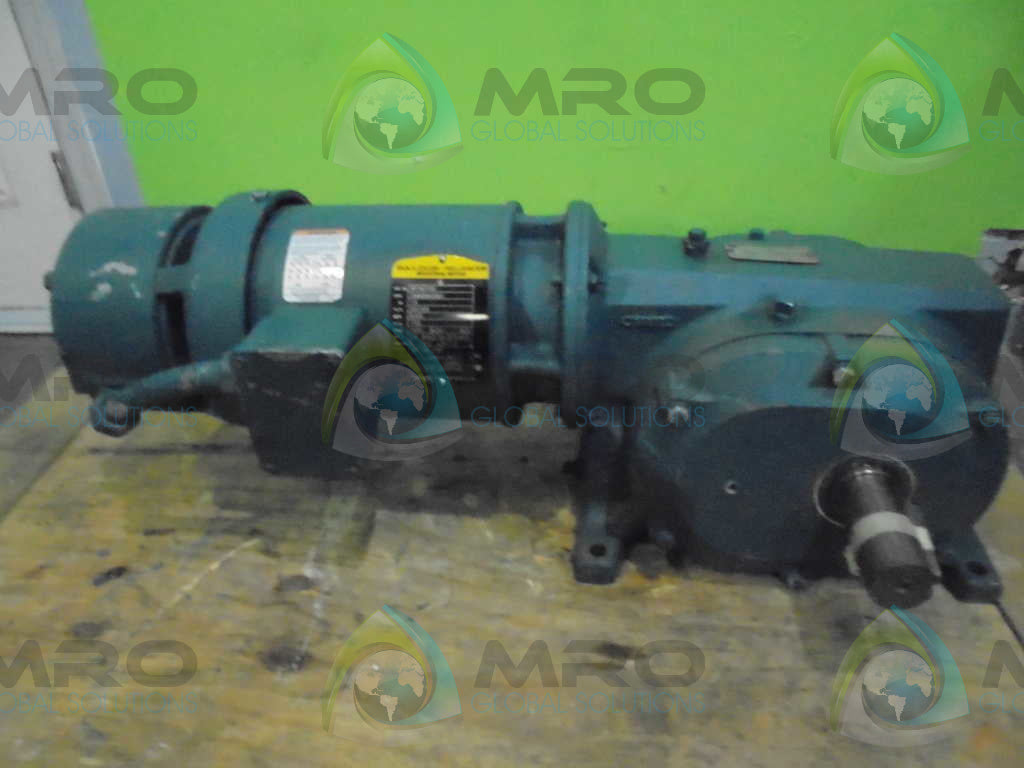 BALDOR 6P14H7100 MOTOR  W/7853472001FQ GEAR BOX *USED*