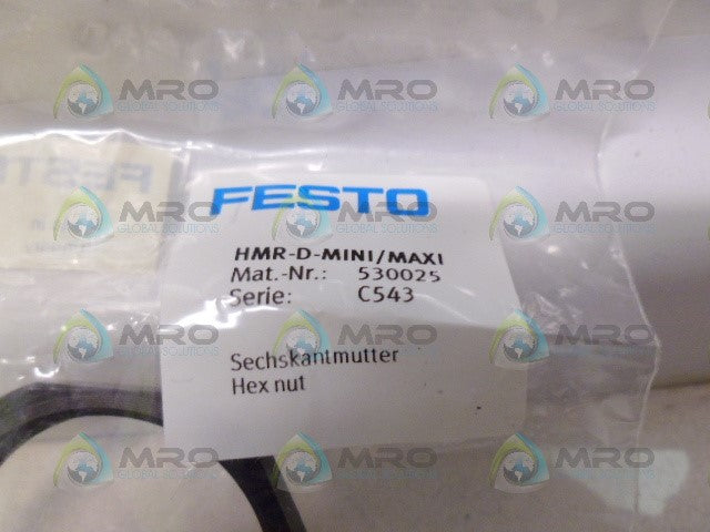 FESTO HMR-D-MINI/MAXI HEX NUT *NEW IN FACTORY BAG*