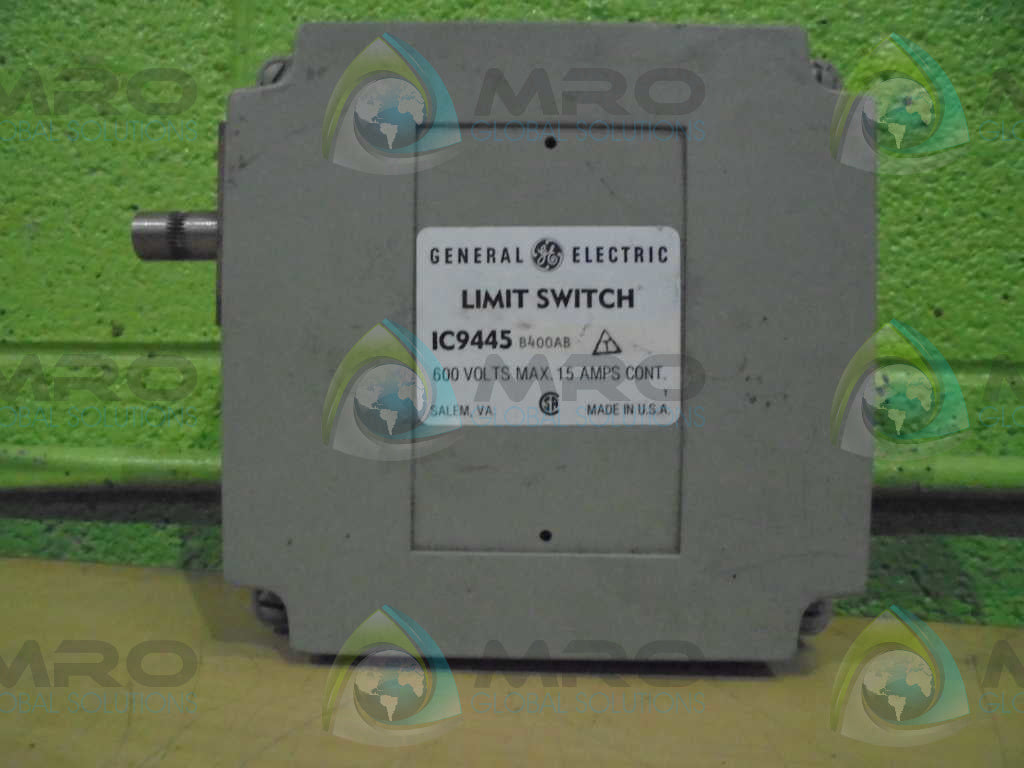 GENERAL ELECTRIC 1C9445 W/B400AB LIMIT SWITCH 600 VOLTS *NEW NO BOX*