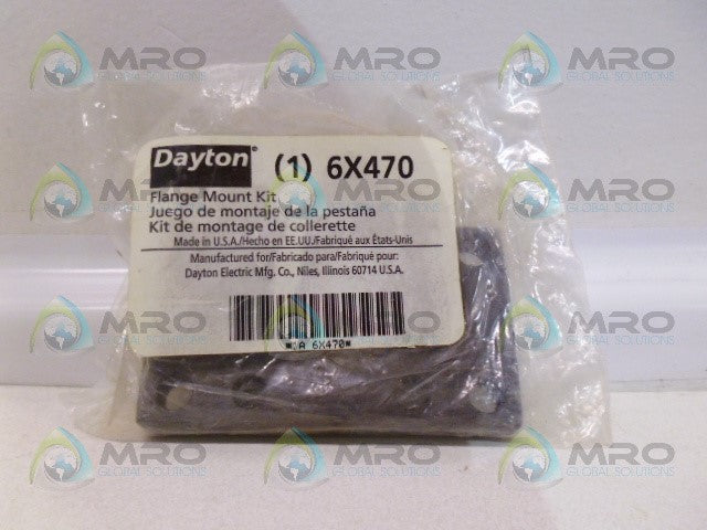 DAYTON 6X470 FLANGE MOUNT KIT *NEW IN FACTORY BAG*