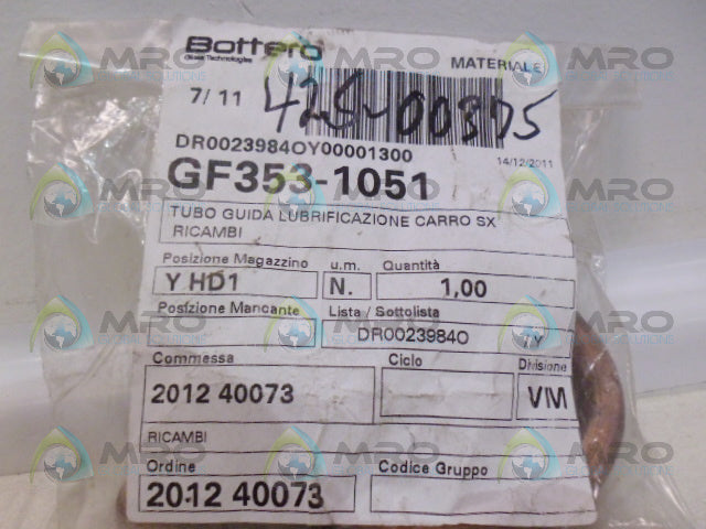 BOTTERO GF353-1051 *NEW IN FACTORY BAG*