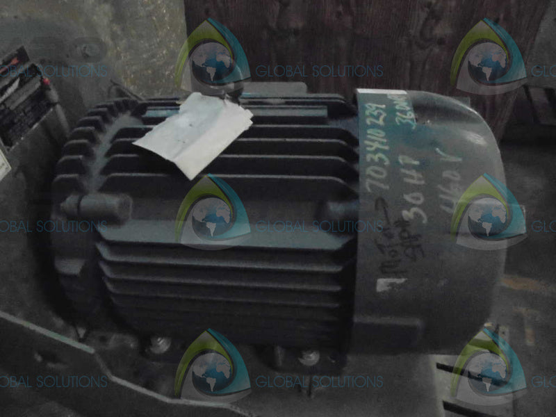 BALDOR ECP4108T-4 MOTOR W/ HAUCK TBA20-30-0-13 *USED*