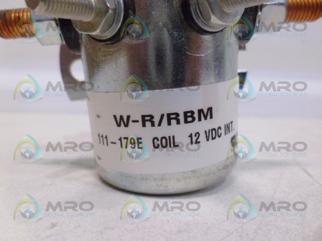 WHITE-RODGERS W-R/RBM COIL 12VDC *NEW NO BOX*