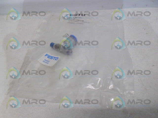 FESTO GRLA-M5-QS-6-RS-D ONE WAY FLOW CONTROL VALVE *NEW IN FACTORY BAG*