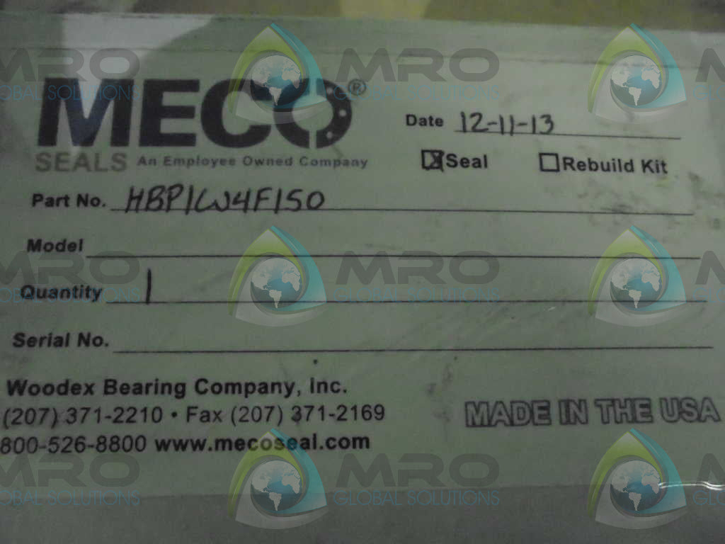 MECO HBP1W4F150 HB SEAL *NEW IN BOX*