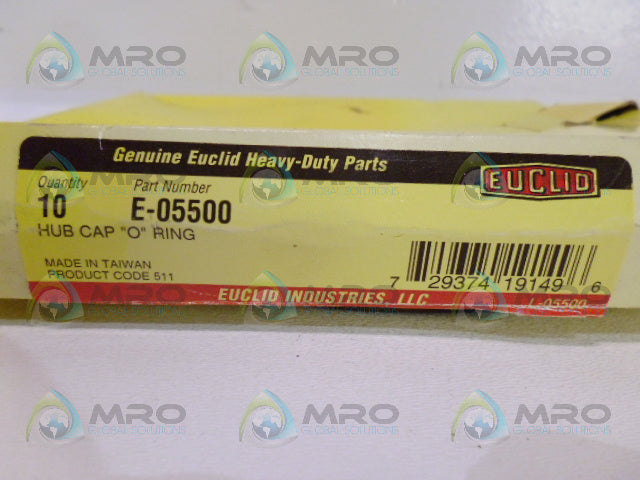 EUCLID E-05500 HUB CAP "O" RING PK OF 10 *NEW IN BOX*