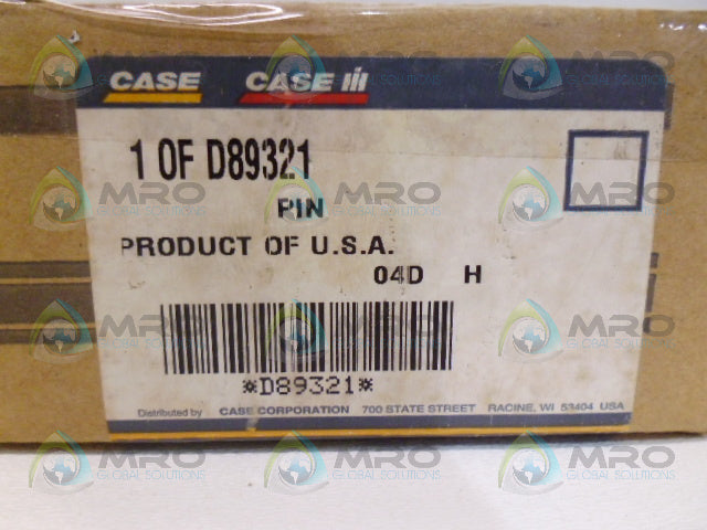 CASE D89321 CYLINDER ROD PIN *USED*