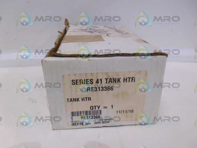 JOHN DEERE RE313366 TANK HEATER *NEW IN BOX*
