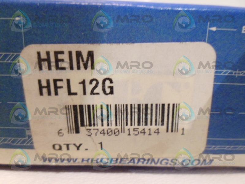 RBC HFL12G HEIM ROD END BEARING *NEW IN BOX*