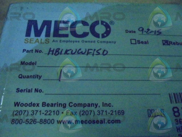 MECO HB1KUWF150 SHAFT SEAL KIT *NEW IN BOX*