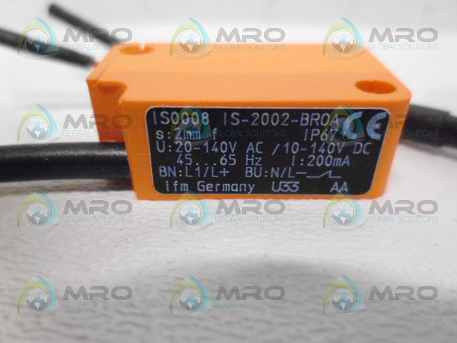 IFM EFECTOR IS0008 INDUCTIVE PROXIMITY SENSOR *NEW IN BOX*