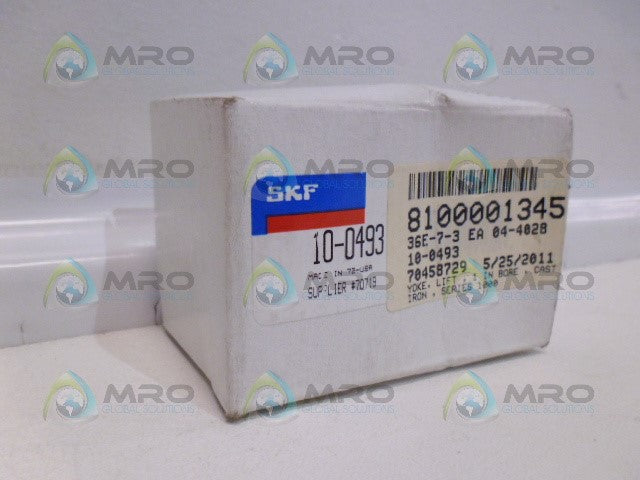SKF 10-0493 YOKE U-JOINT 1IN BORE W/KEYWAY *NEW IN BOX*