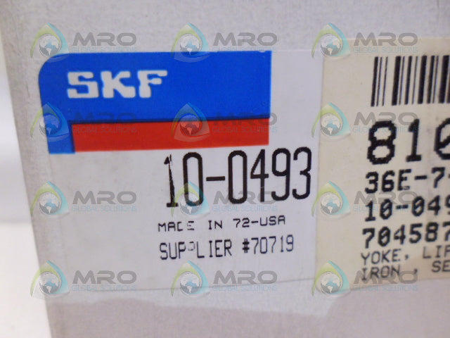 SKF 10-0493 YOKE U-JOINT 1IN BORE W/KEYWAY *NEW IN BOX*