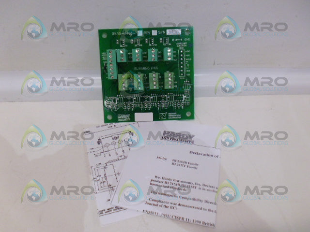 HARDY 0535-0465-05 SUMMING BOARD WEIGHT MODULE *NEW NO BOX*