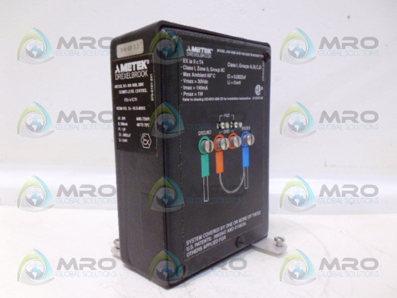 AMETEK DREXELBROOK 409-1000-001 LEVEL CONTROL *USED*