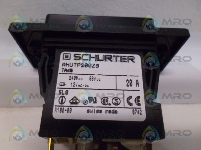 SCHURTER AHUTP200Z8 ON/OFF PUSH BUTTON *NEW NO BOX*