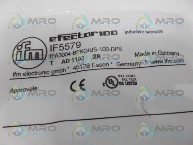 IFM EFECTOR IF5579 INDUCTIVE PROXIMITY SENSOR * NEW IN FACTORY BAG *
