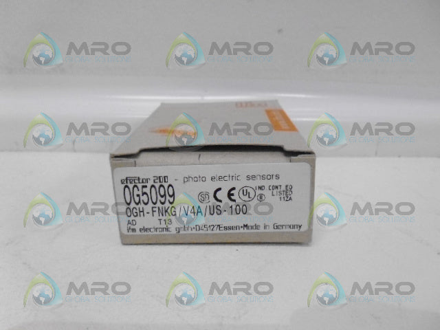 IFM EFECTOR OG5099 DIFFUSE REFLECTION SENSOR *NEW IN BOX*