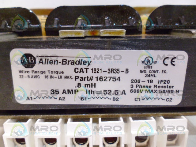 ALLEN BRADLEY 1321-3R35-B SER. A LINE REACTOR *NEW IN BOX*