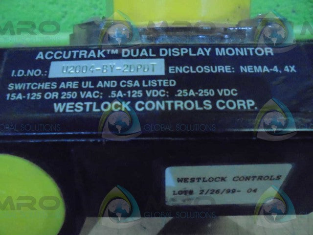 BEACON ACCUTRAK U2004-BY-2DPDT VALVE POSITION INDICATOR *NEW NO BOX*