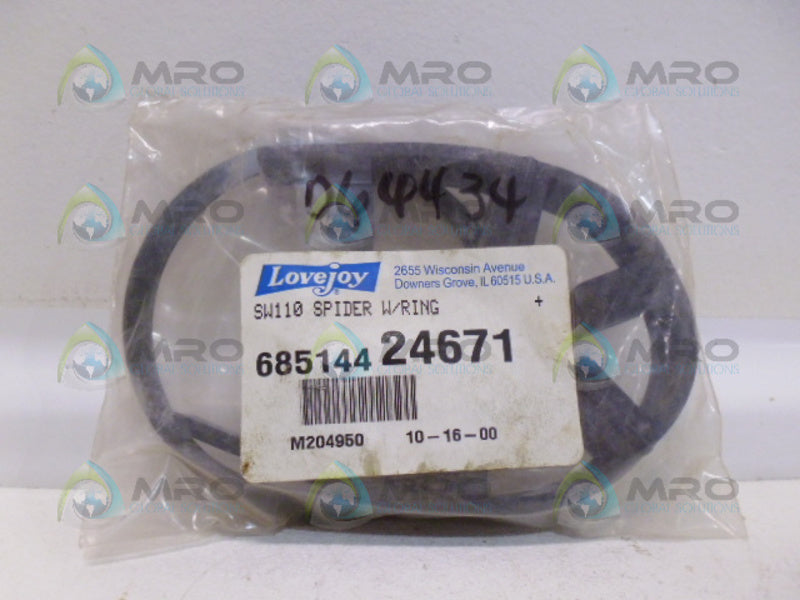 LOVEJOY SW110 SPIDER w/ RING *NEW IN FACTORY BAG*
