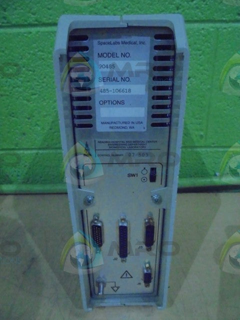 SPACE LABS 90485 MODULE RACK *USED*