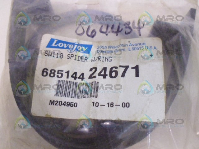 LOVEJOY SW110 SPIDER w/ RING *NEW NO BOX*