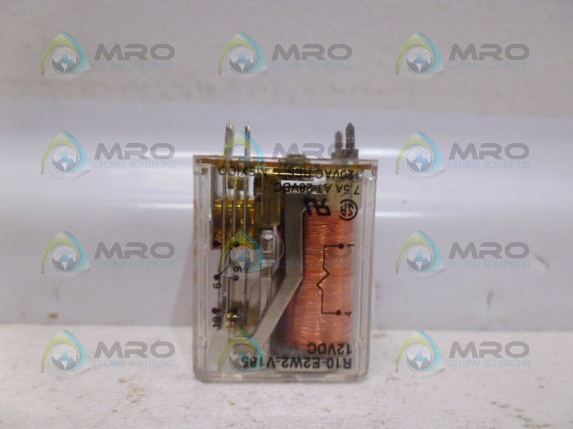 POTTER & BRUMFIELD R10-E2W2-V185 RELAY 12VDC *USED*