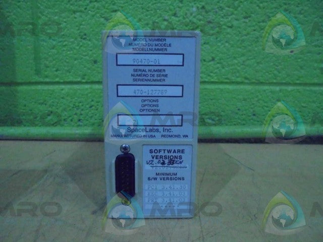 SPACE LABS 90470-01 V2.02.33EN MODULE RACK *USED*
