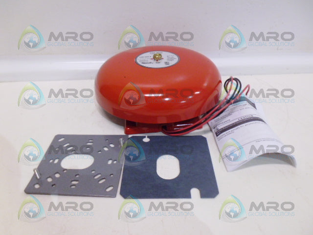 EDWARD SIGNALING 439D-8AW-R FIRE BELL *NEW NO BOX*