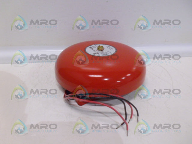 EDWARD SIGNALING 439D-8AW-R FIRE BELL *NEW NO BOX*