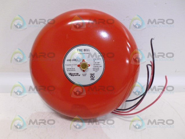 EDWARD SIGNALING 439D-8AW-R FIRE BELL *NEW NO BOX*