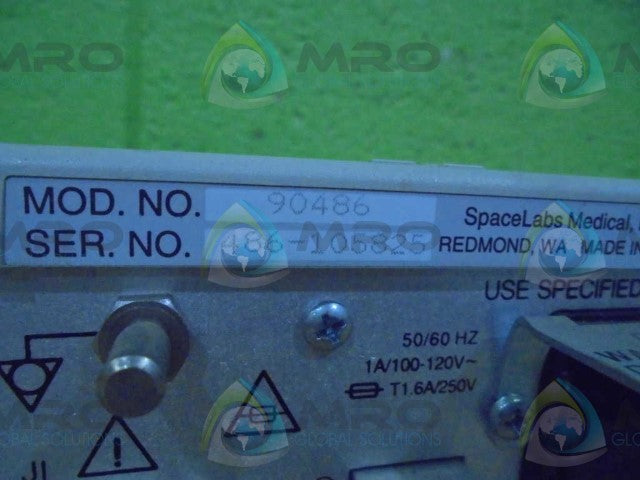 SPACE LABS 90486 MODULE RACK *USED*